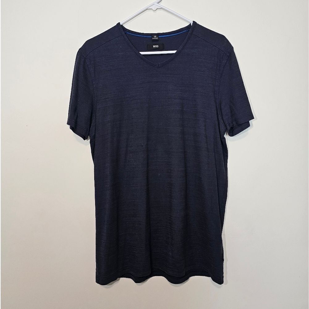 Mens Hugo Boss Blue Tee Shirt